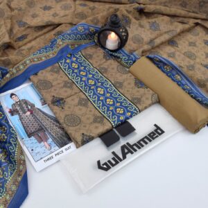 3PC Printed Lawn | Gul Ahmad Brand