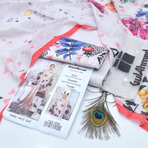 3PC Printed Lawn | Gul Ahmad Brand