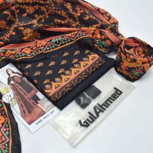 3PC Printed Lawn | Gul Ahmad Brand