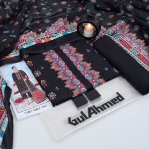 3PC Printed Lawn | Gul Ahmad Brand