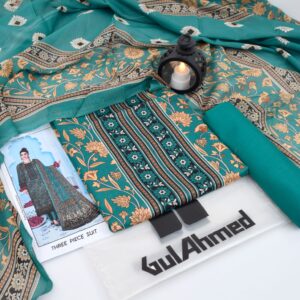 3PC Printed Lawn | Gul Ahmad Brand