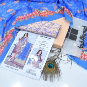 3PC Printed Lawn | Gul Ahmad Brand