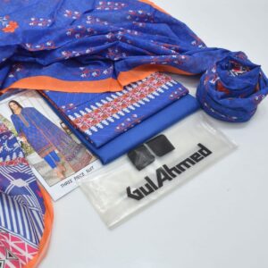 3PC Printed Lawn | Gul Ahmad Brand