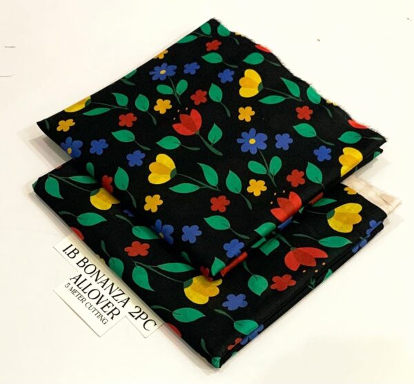 2PC Printed Allover Lawn | Bonanza Lawn