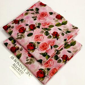2PC Printed Allover Lawn | Bonanza Lawn
