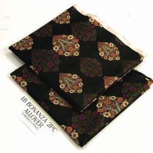 2PC Printed Allover Lawn | Bonanza Lawn