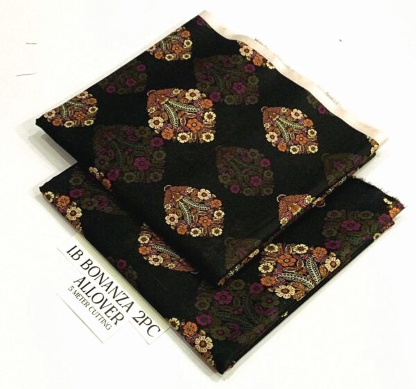 2PC Printed Allover Lawn | Bonanza Lawn