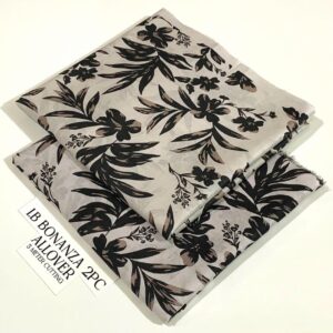 2PC Printed Allover Lawn | Bonanza Lawn
