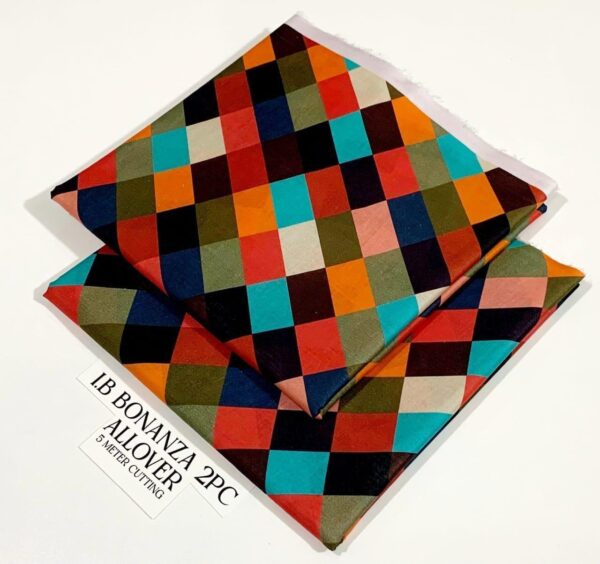 2PC Printed Allover Lawn | Bonanza Lawn