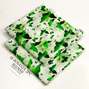 2PC Printed Allover Lawn | Bonanza Lawn
