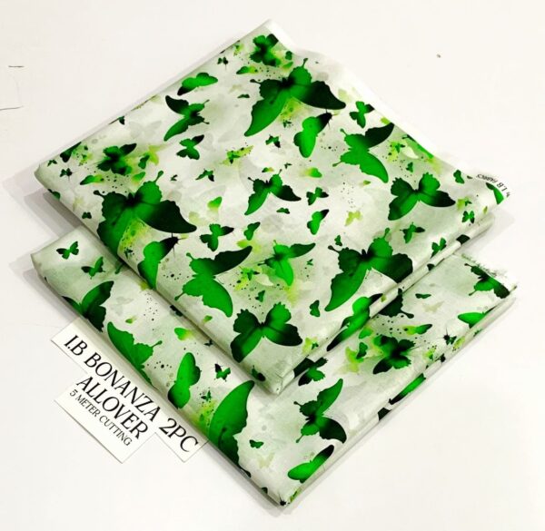 2PC Printed Allover Lawn | Bonanza Lawn