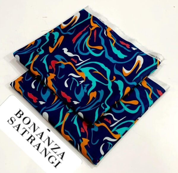 2PC Printed Allover Lawn | Bonanza Lawn