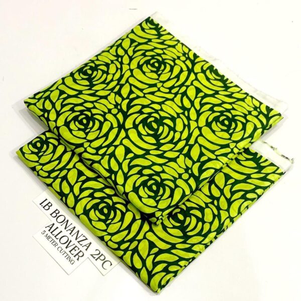 2PC Printed Allover Lawn | Bonanza Lawn