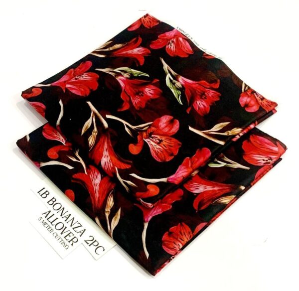 2PC Printed Allover Lawn | Bonanza Lawn