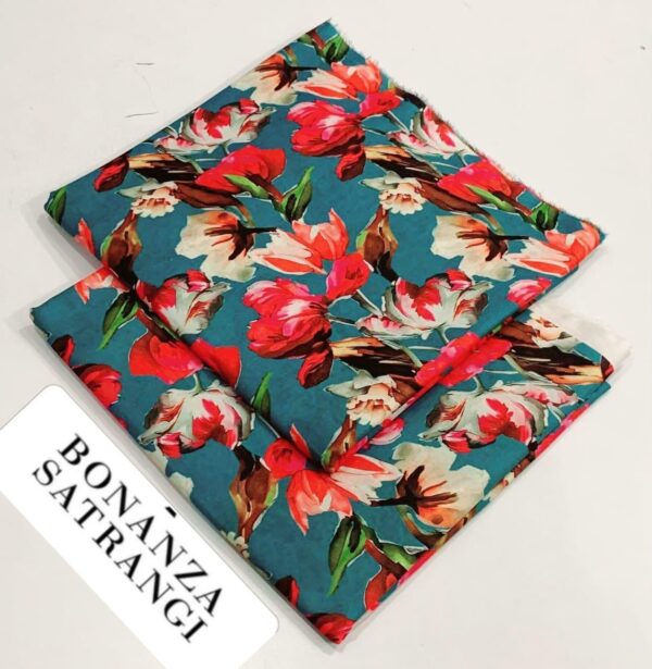 2PC Printed Allover Lawn | Bonanza Lawn