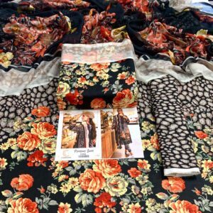 3PC Printed Lawn | Maria.B Lawn with Sahfoon Dupatta