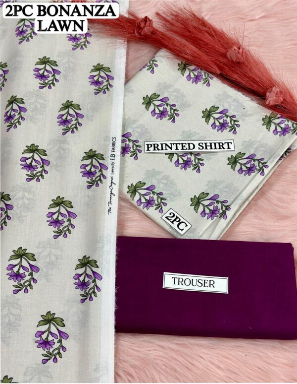 2PC Printed Lawn | Bonanza Lawn