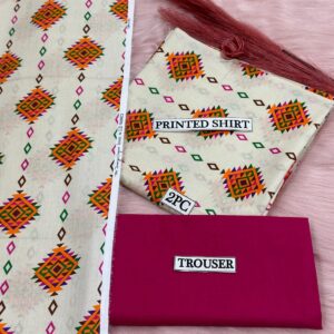 2PC Printed Lawn | Bonanza Lawn
