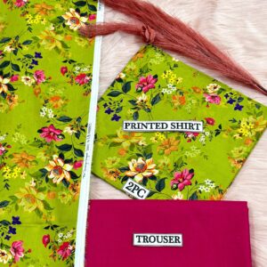 2PC Printed Lawn | Bonanza Lawn
