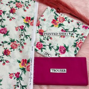 2PC Printed Lawn | Bonanza Lawn