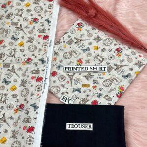 2PC Printed Lawn | Bonanza Lawn