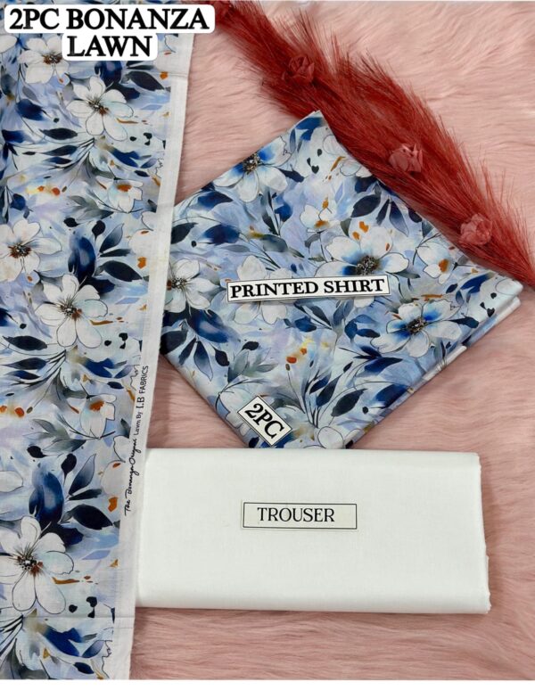 2PC Printed Lawn | Bonanza Lawn