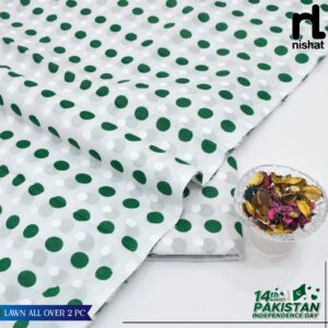 2PC Printed Lawn | Nishat Lawn |Independence Day