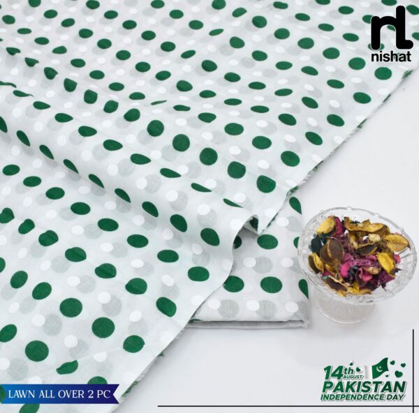 2PC Printed Lawn | Nishat Lawn |Independence Day
