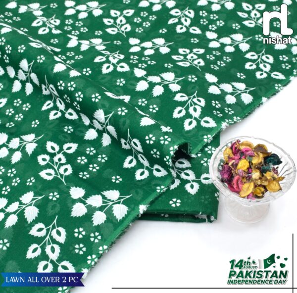 2PC Printed Lawn | Nishat Lawn |Independence Day