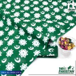 2PC Printed Lawn | Nishat Lawn |Independence Day