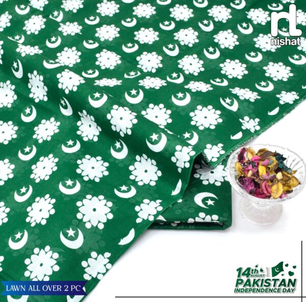 2PC Printed Lawn | Nishat Lawn |Independence Day