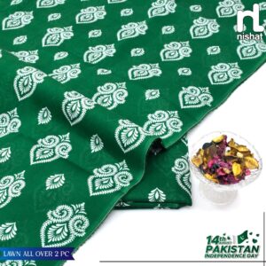 2PC Printed Lawn | Nishat Lawn |Independence Day