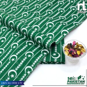 2PC Printed Lawn | Nishat Lawn |Independence Day