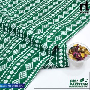 2PC Printed Lawn | Nishat Lawn |Independence Day