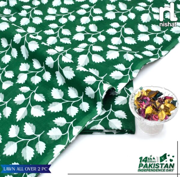 2PC Printed Lawn | Nishat Lawn |Independence Day