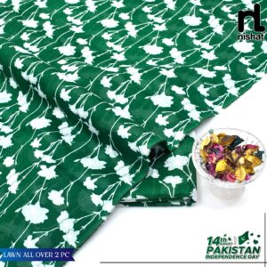 2PC Printed Lawn | Nishat Lawn |Independence Day