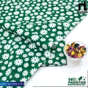 2PC Printed Lawn | Nishat Lawn |Independence Day