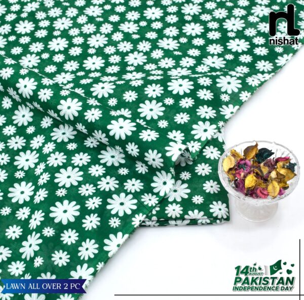2PC Printed Lawn | Nishat Lawn |Independence Day