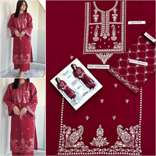 2PC Embroidered Lawn | Urge Brand - Image 2