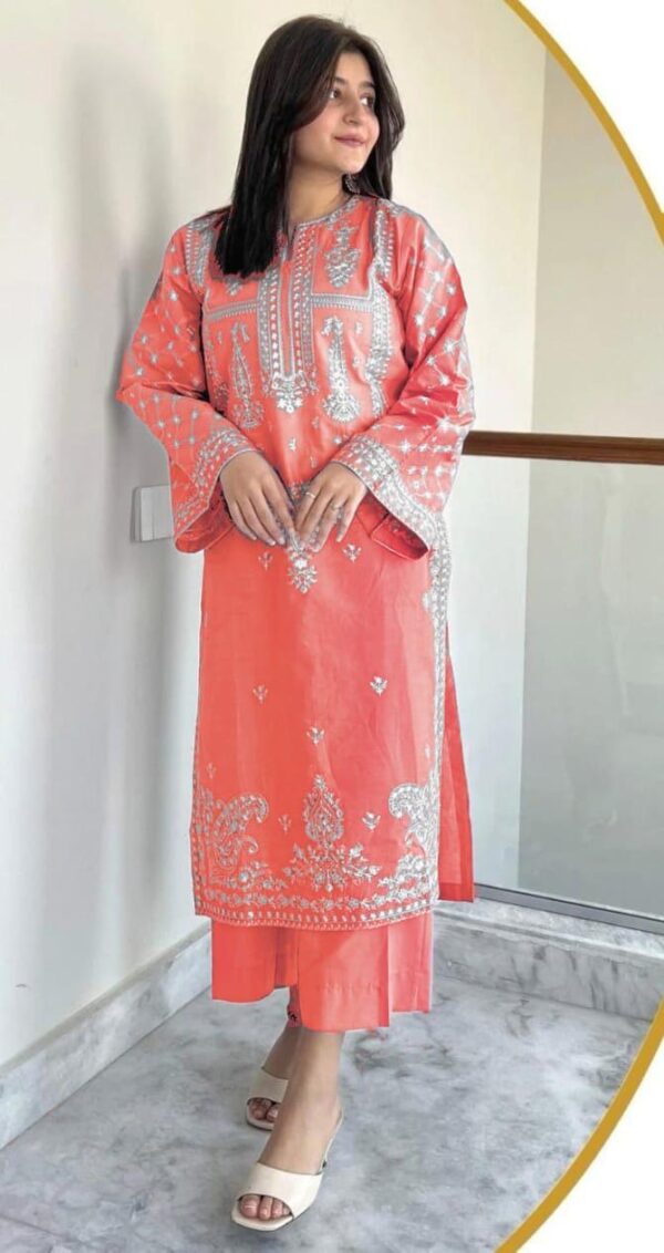 2PC Embroidered Lawn | Urge Brand