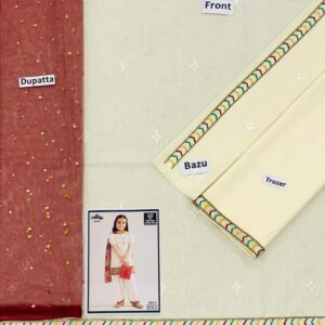3PC Embroidered Lawn | Maria.B Lawn