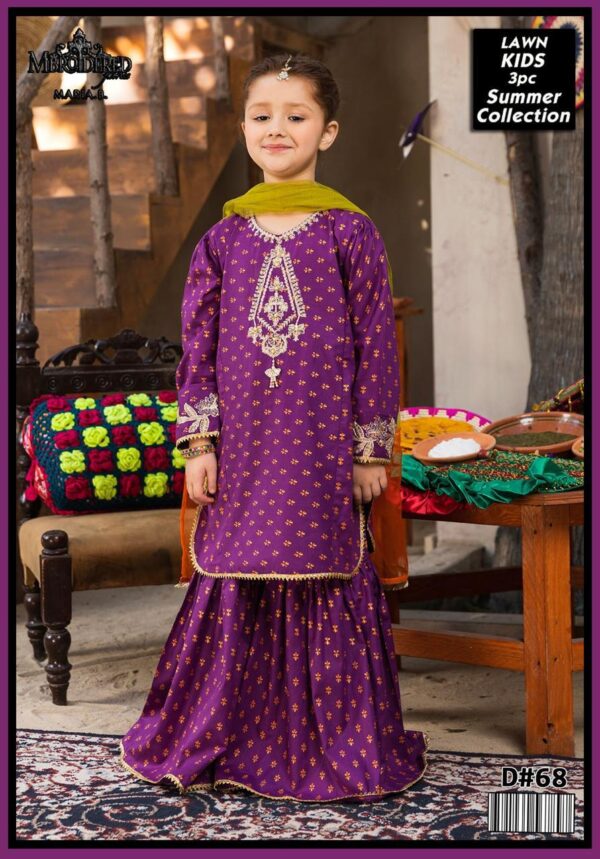 3PC Embroidered Lawn | Maria.B Lawn