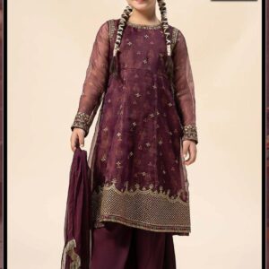 3PC Embroidered Lawn | Maria.B Lawn