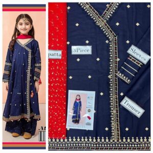 3PC Embroidered Lawn | Maria.B Lawn