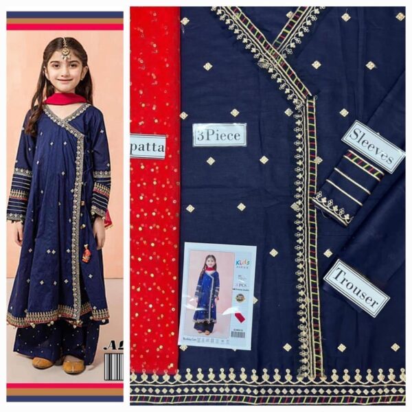 3PC Embroidered Lawn | Maria.B Lawn