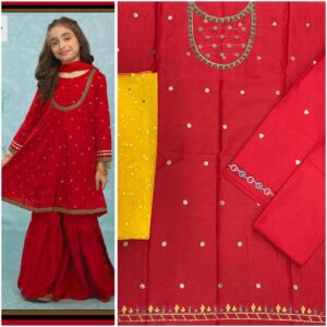 3PC Embroidered Lawn | Maria.B Lawn