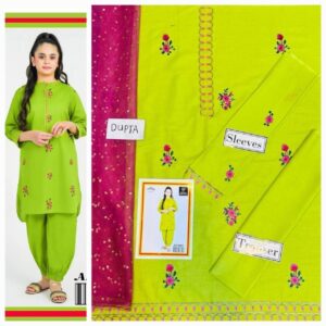 3PC Embroidered Lawn | Maria.B Lawn
