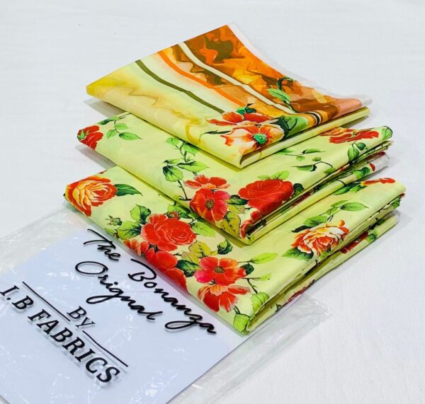3PC Printed Lawn | Bonanza Brand
