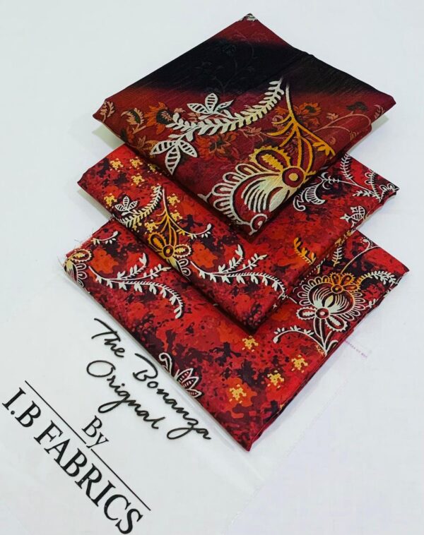 3PC Printed Lawn | Bonanza Brand
