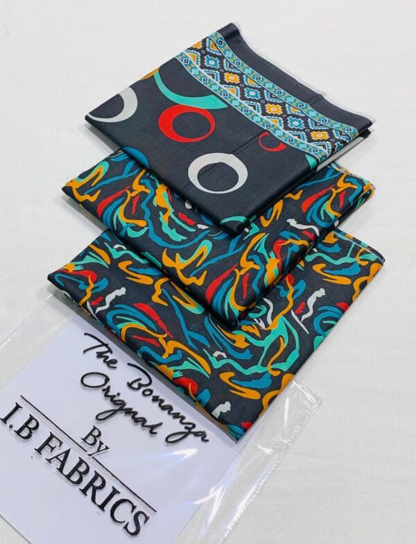 3PC Printed Lawn | Bonanza Brand